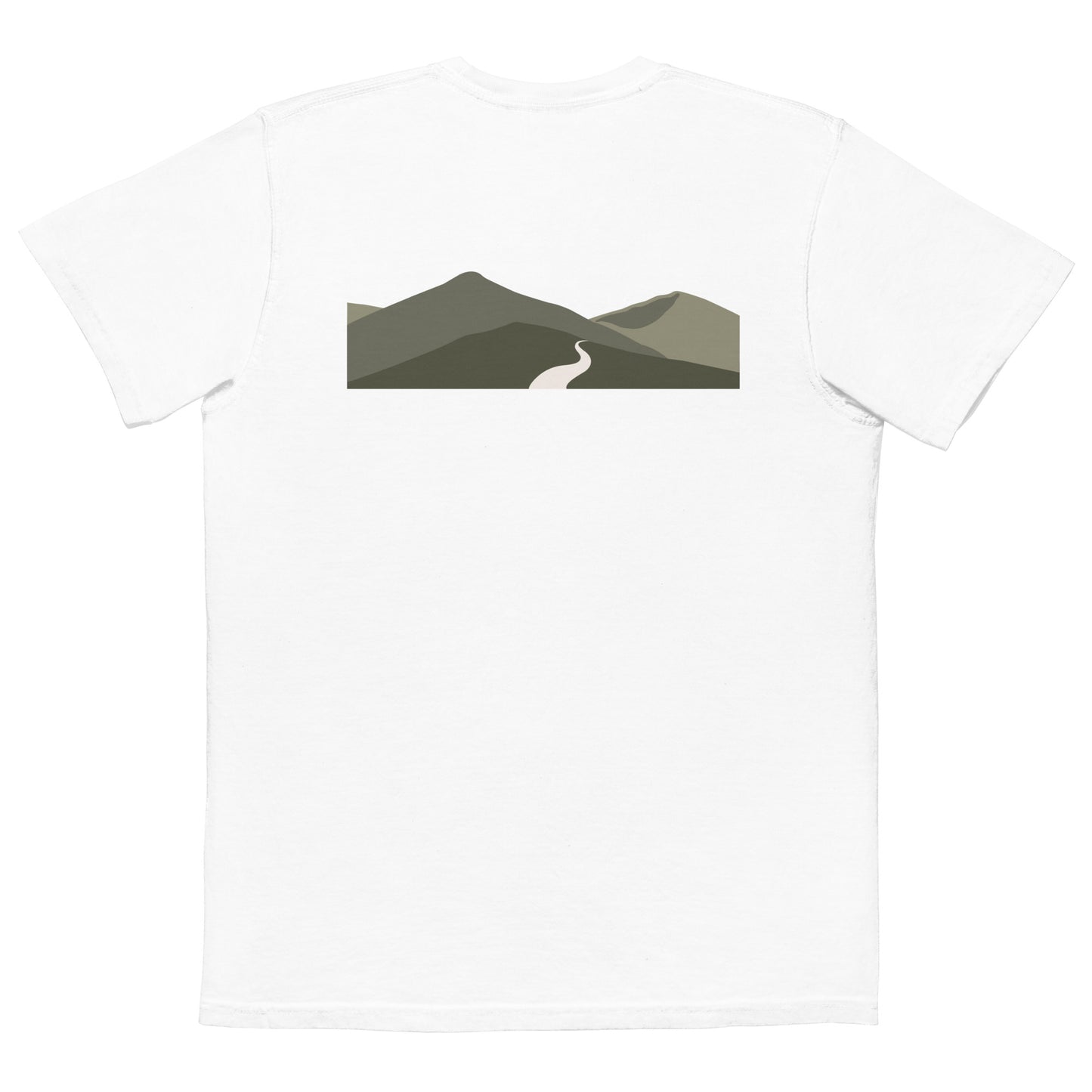 Adult Sage School Comfort Colors Pocket Tee