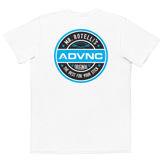 Adult ADVNC Lacrosse Comfort Colors Pocket Tee | Wax