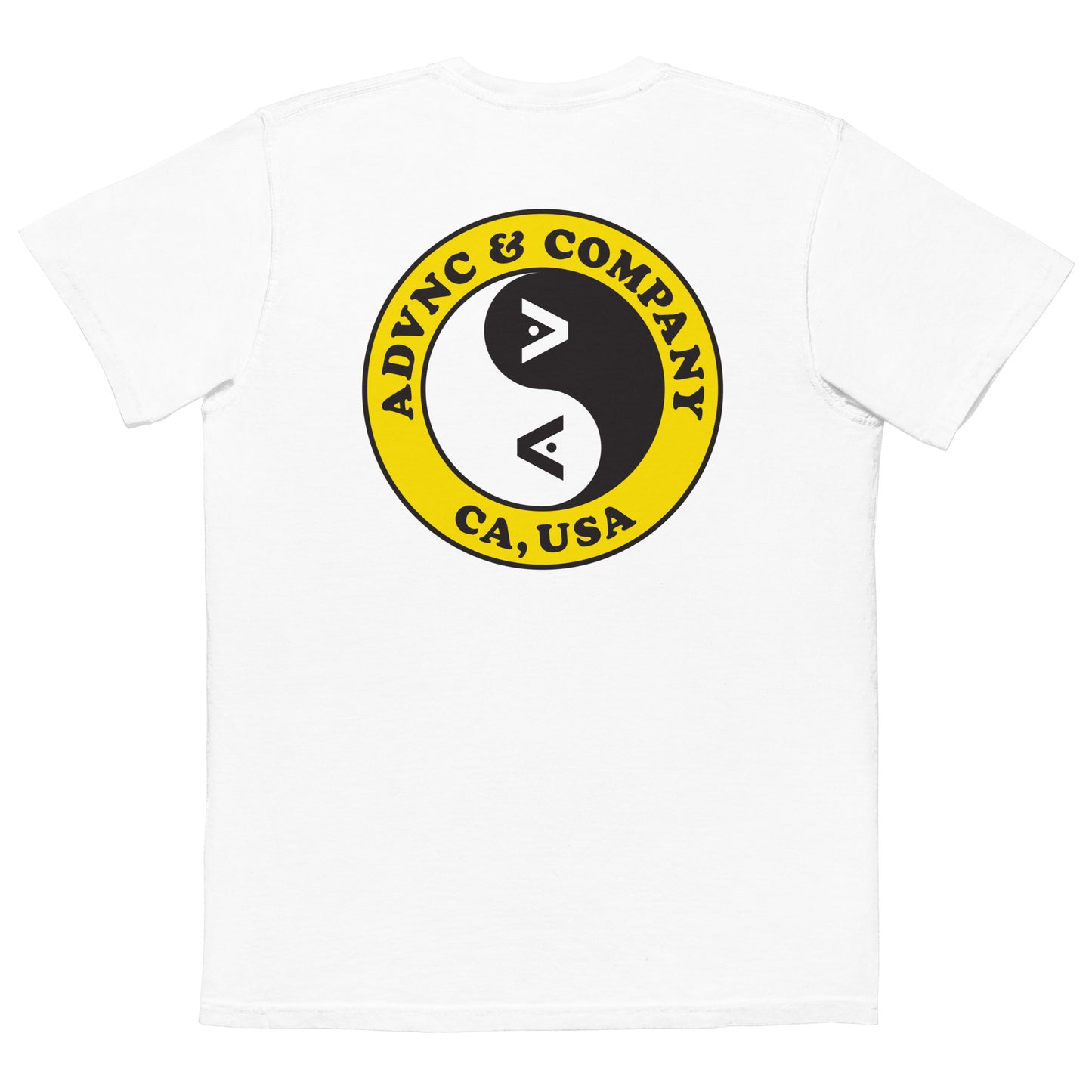 Adult ADVNC Lacrosse Comfort Colors Pocket Tee | Yin & Yang