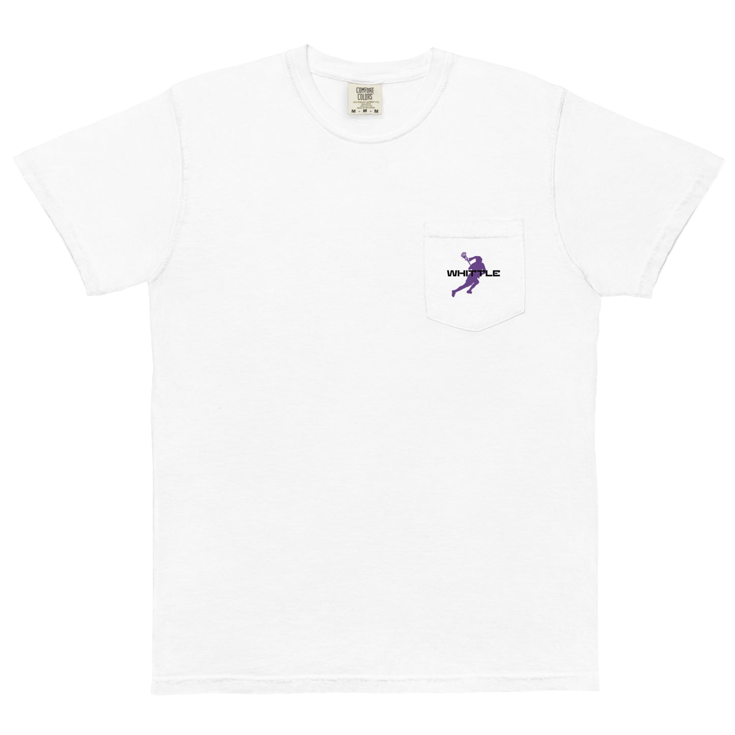 Adult Whittle Lacrosse #23 Comfort Colors Pocket Tee