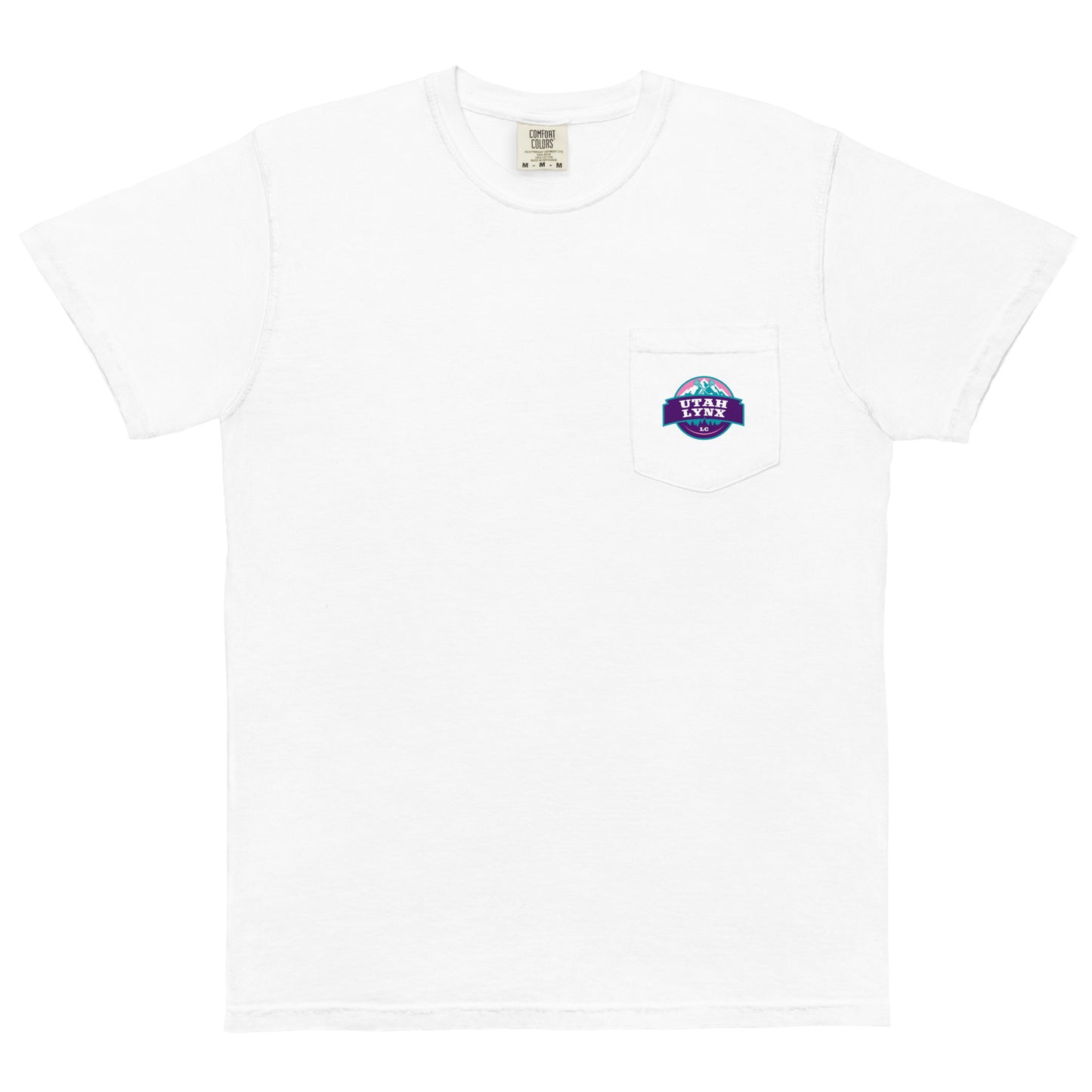 Adult Utah Lynx Comfort Colors Pocket Tee