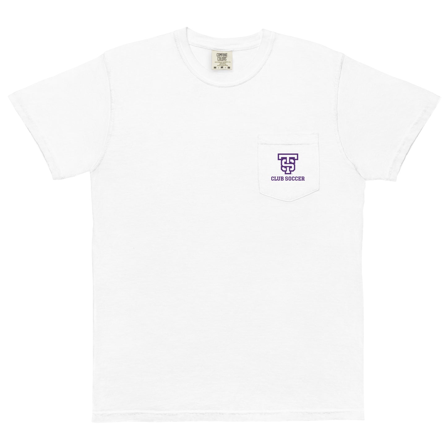 Adult UST Club Soccer Comfort Colors Pocket Tee