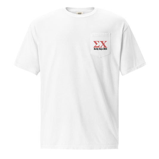 Adult Beta Mu Sigma Chi Comfort Colors Pocket Tee