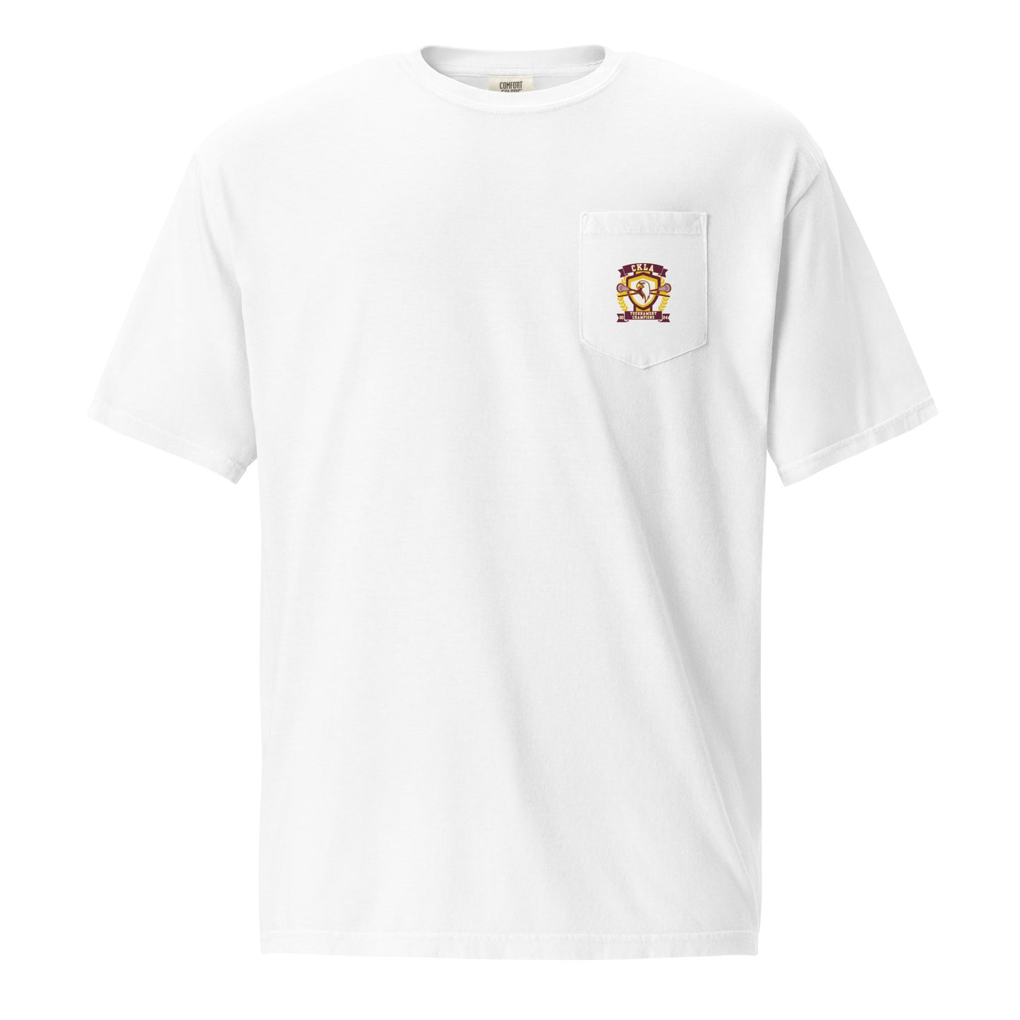 Adult Jessie Clark Lacrosse Comfort Colors Pocket Tee
