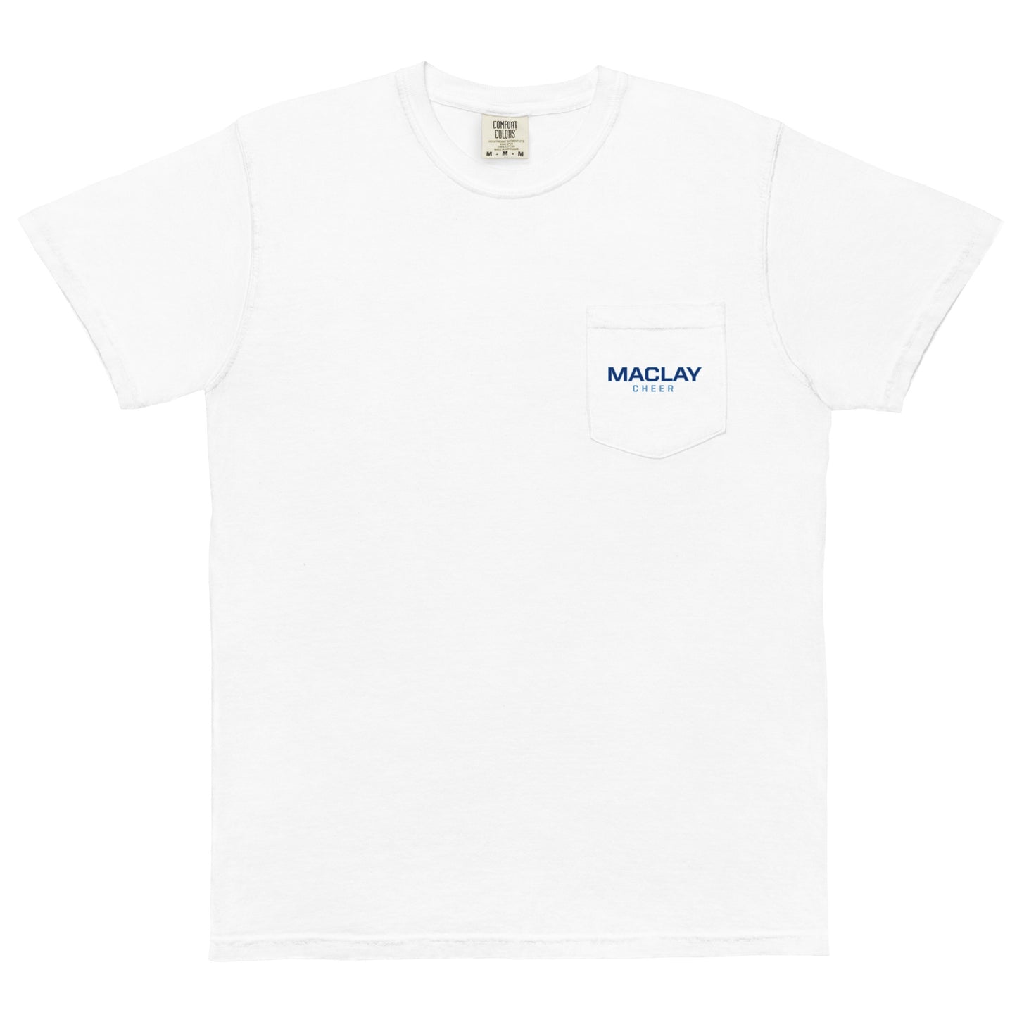 Adult Maclay Cheer Comfort Colors Pocket Tee