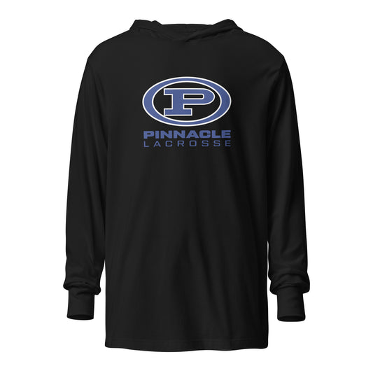 Adult Pinnacle Lacrosse Bella + Canvas Hooded Long Sleeve Tee