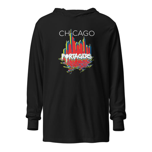 Adult Chicago Portagers Bella + Canvas Long Sleeve Hoodie