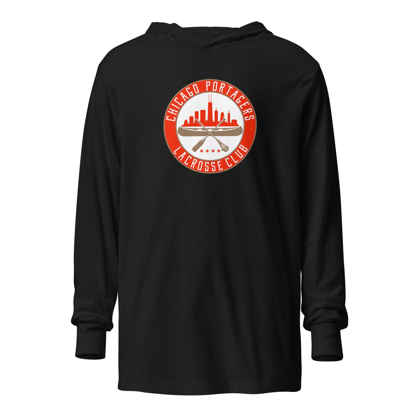 Adult Chicago Portagers Bella + Canvas Long Sleeve Hoodie