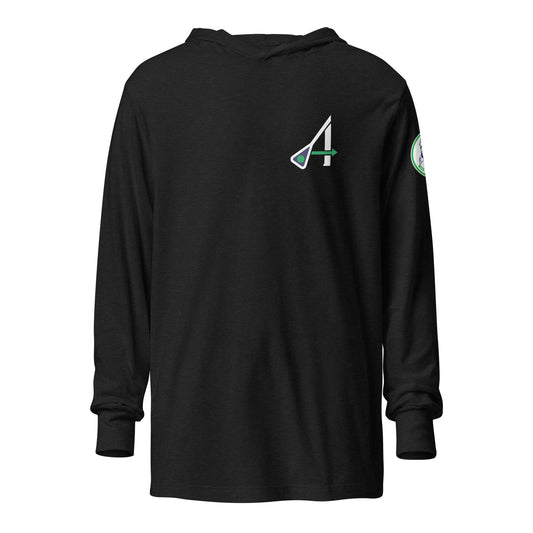 Adult Maryland Arrows Box Lacrosse Bella + Canvas Hooded Long-Sleeve Tee