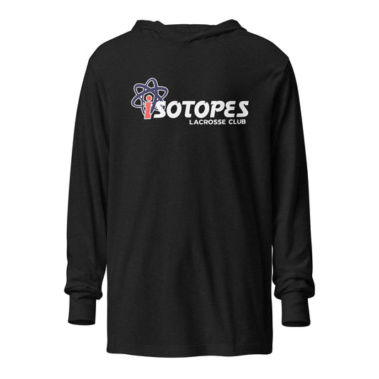 Adult Isotopes Lacrosse Bella + Canvas Hooded Long Sleeve Tee
