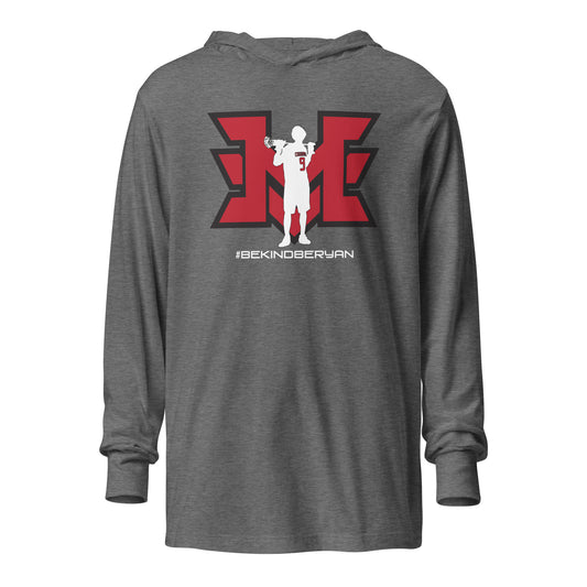 Adult MV Cougars Lax Bella + Canvas Hooded Long-Sleeve Tee