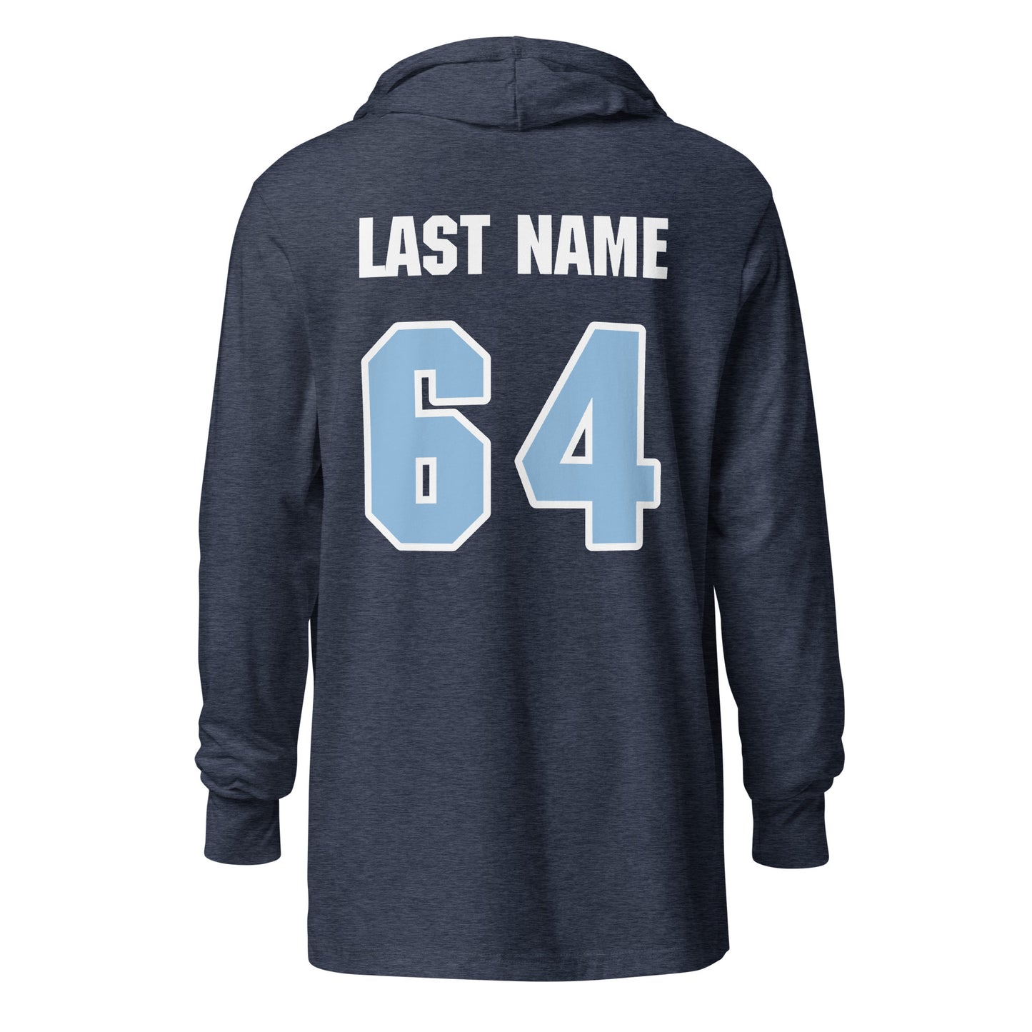 Adult Maclay Football Bella + Canvas Long Sleeve Hoodie | Personalized
