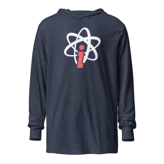 Adult Isotopes Lacrosse Bella + Canvas Hooded Long Sleeve Tee