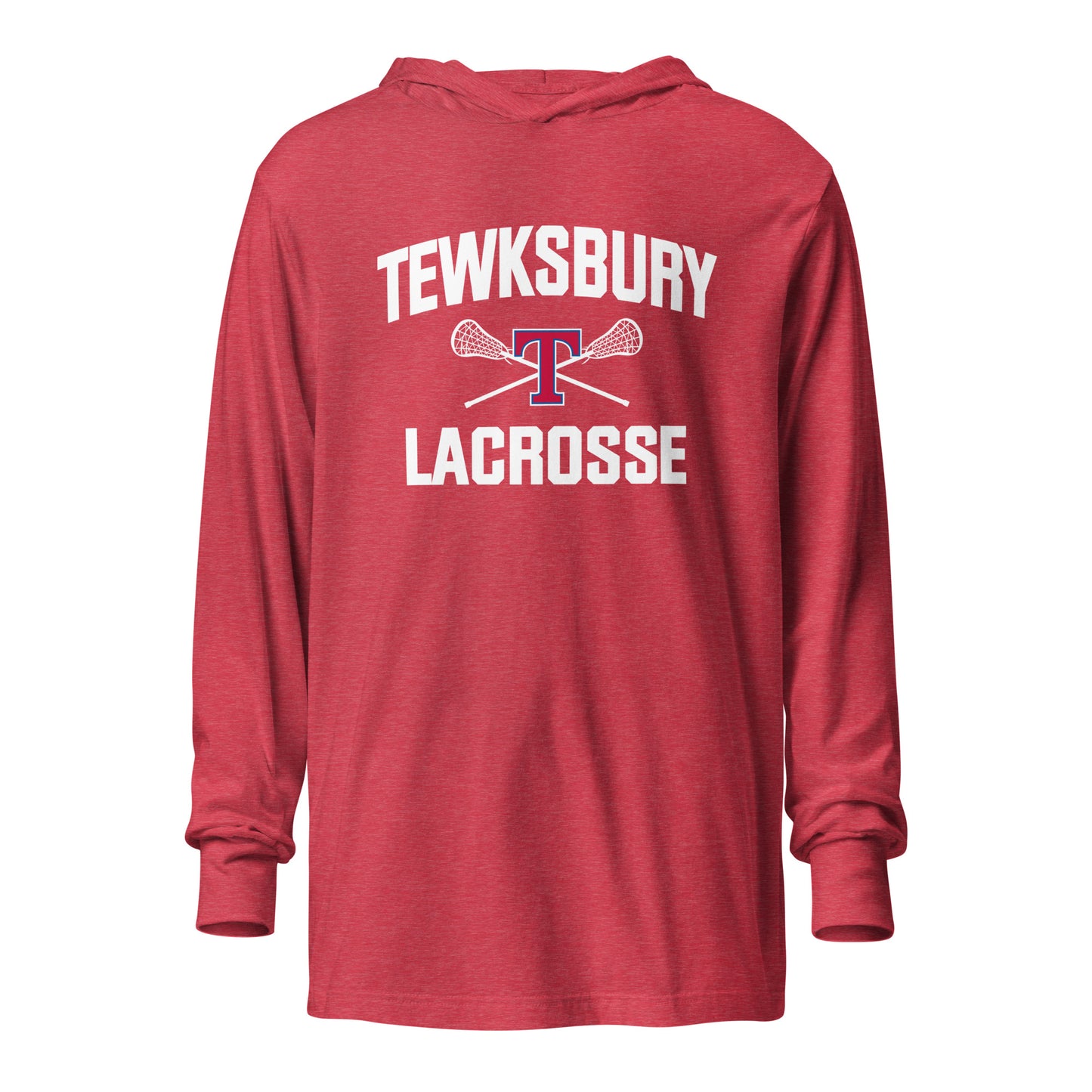 TMHS Lacrosse Bella + Canvas Hooded Long Sleeve Tee
