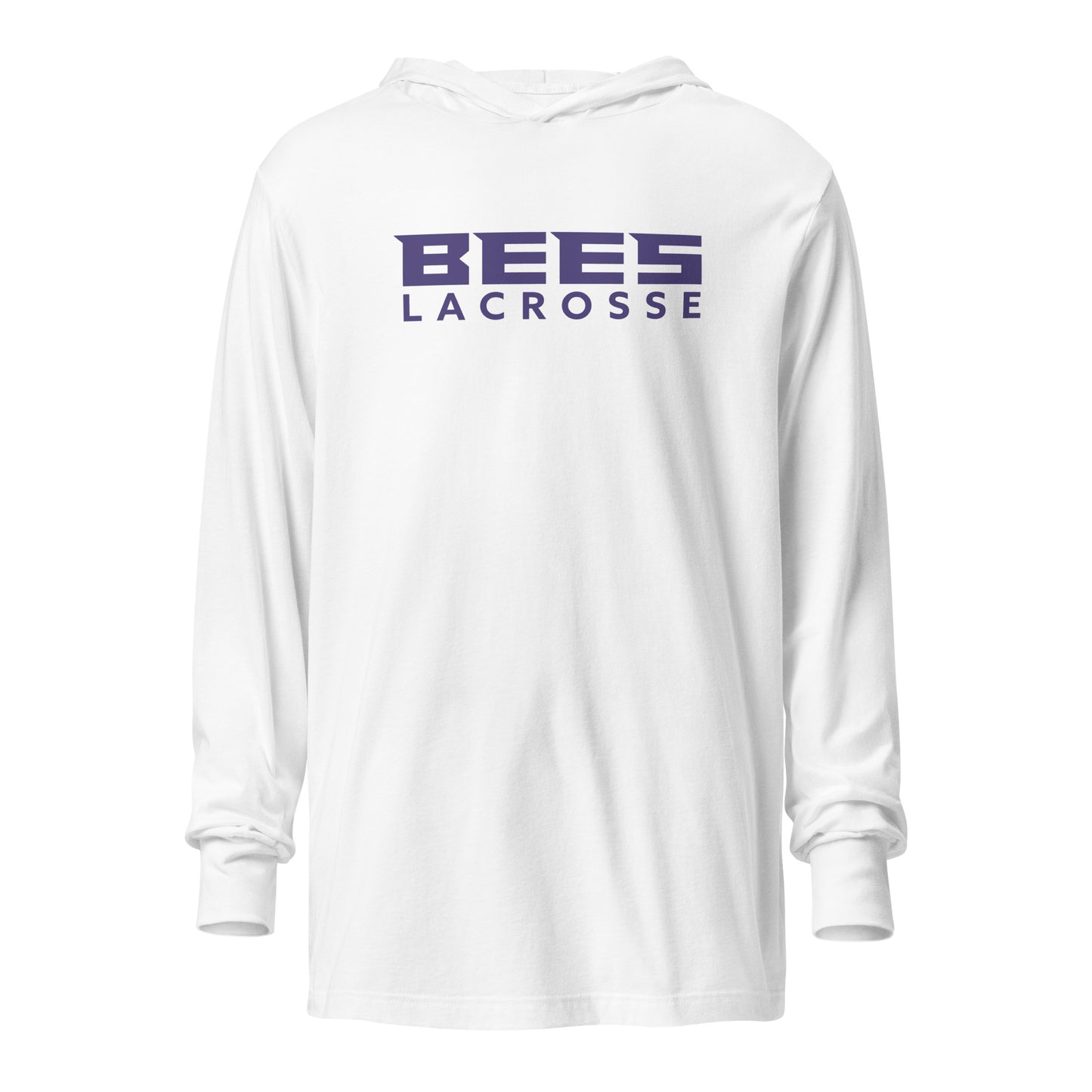 Adult Box Lacrosse Bella + Canvas Hooded long-sleeve tee