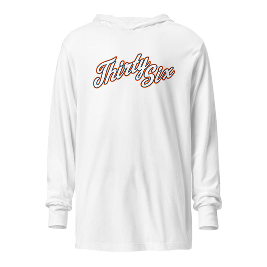 Adult Team36 Bella + Canvas Hooded Long Sleeve Tee
