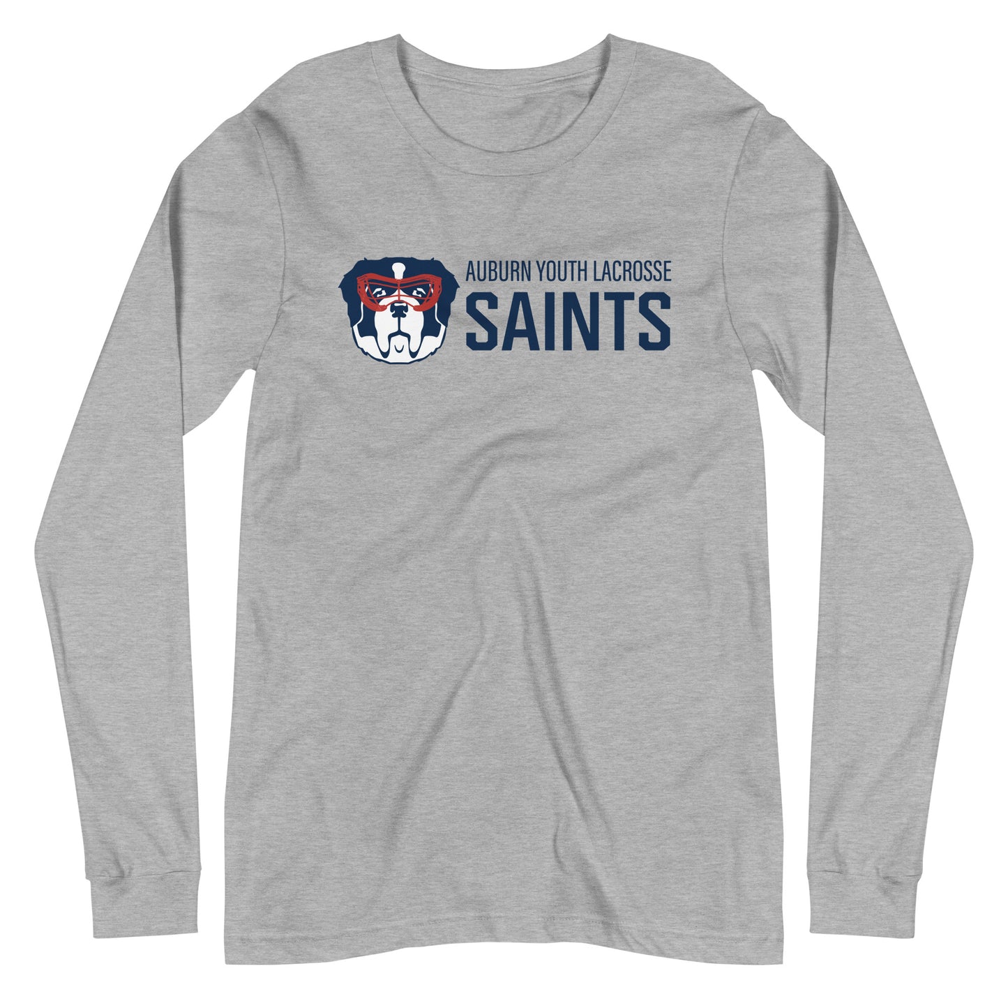 Adult Auburn Lacrosse Bella + Canvas Long Sleeve Tee