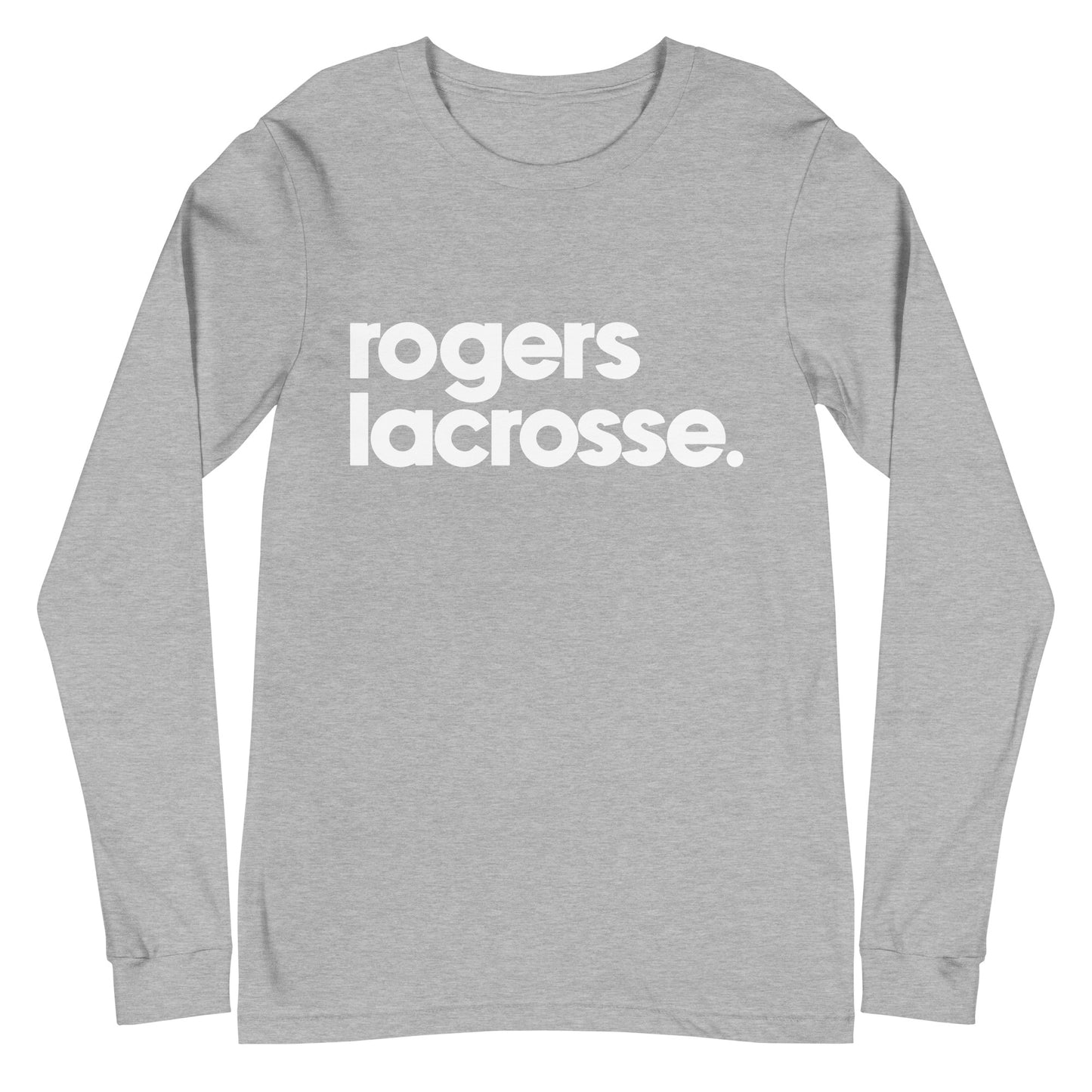 Adult Rogers Lacrosse Bella + Canvas Long Sleeve Tee