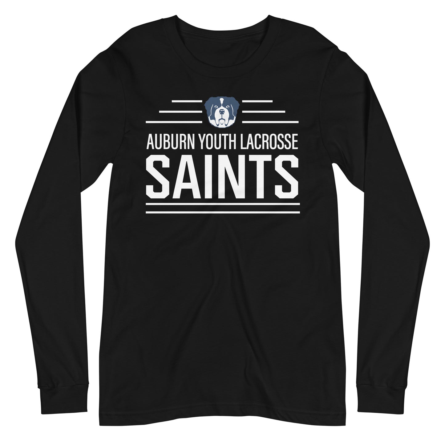 Adult Auburn Lacrosse Bella + Canvas Long Sleeve Tee