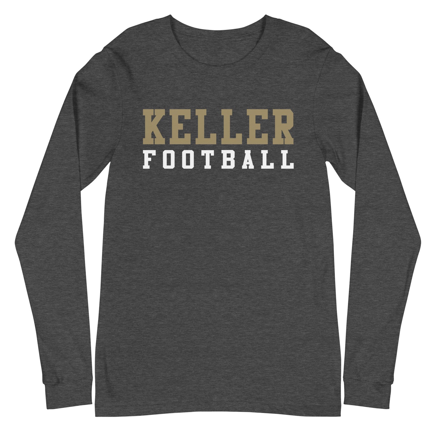 Adult Keller Football Bella + Canvas Long Sleeve Tee