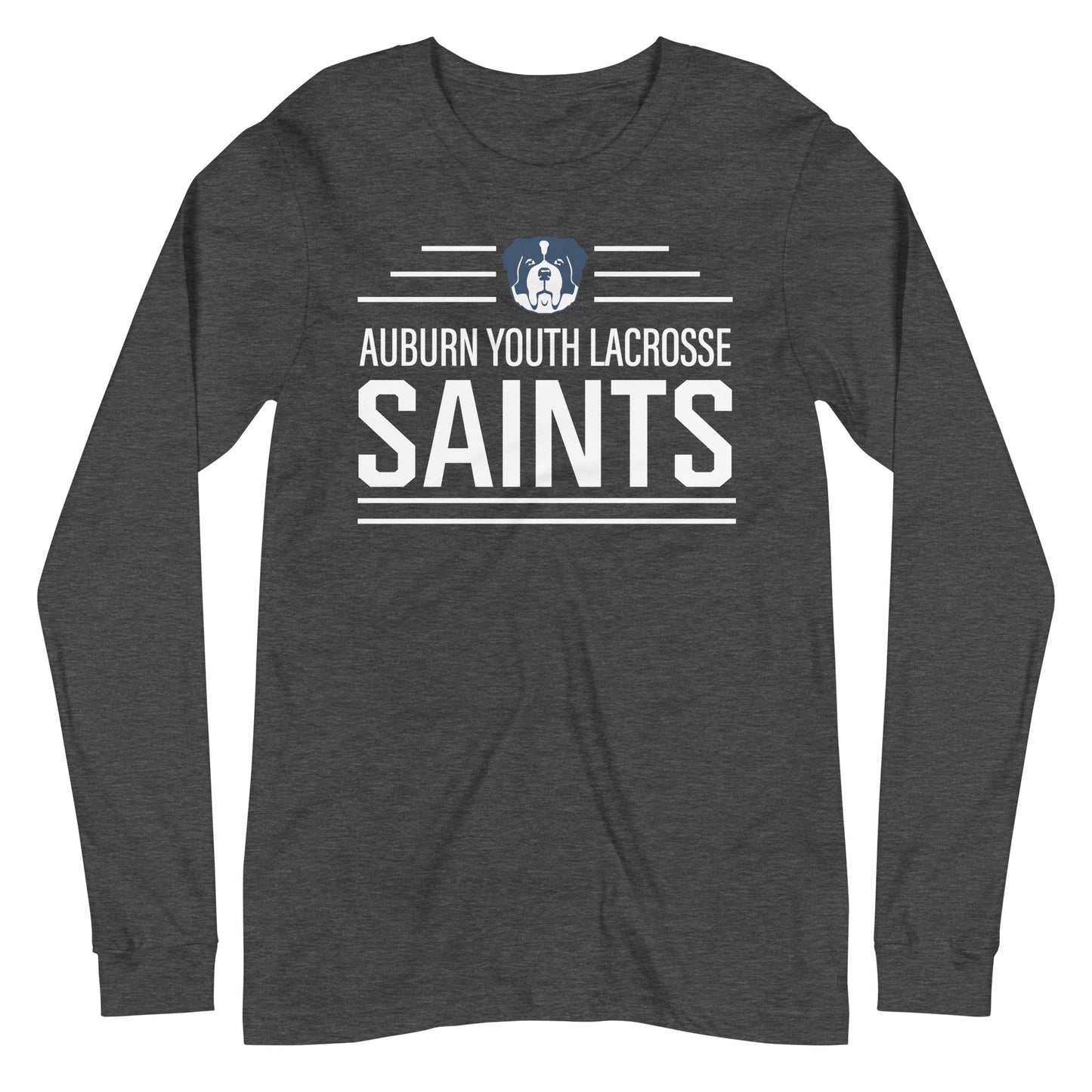 Adult Auburn Lacrosse Bella + Canvas Long Sleeve Tee