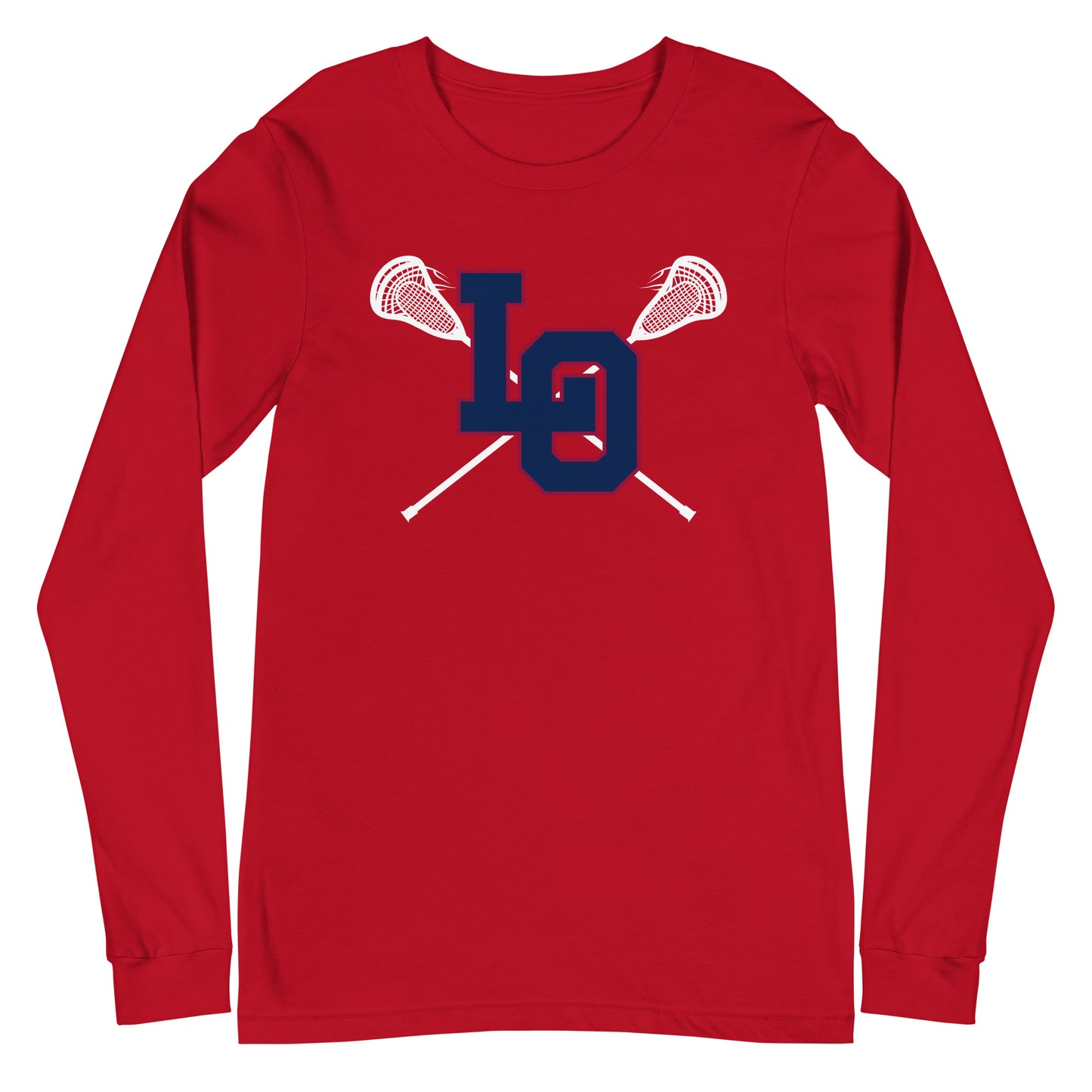 Adult LOHS Lacrosse Bella + Canvas Long Sleeve Tee
