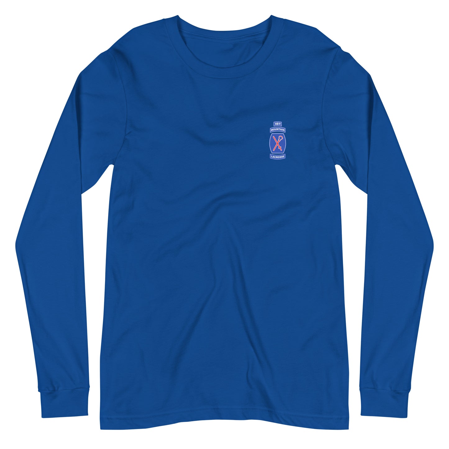 Adult 10th Mountain Lacrosse Bella + Canvas Long Sleeve