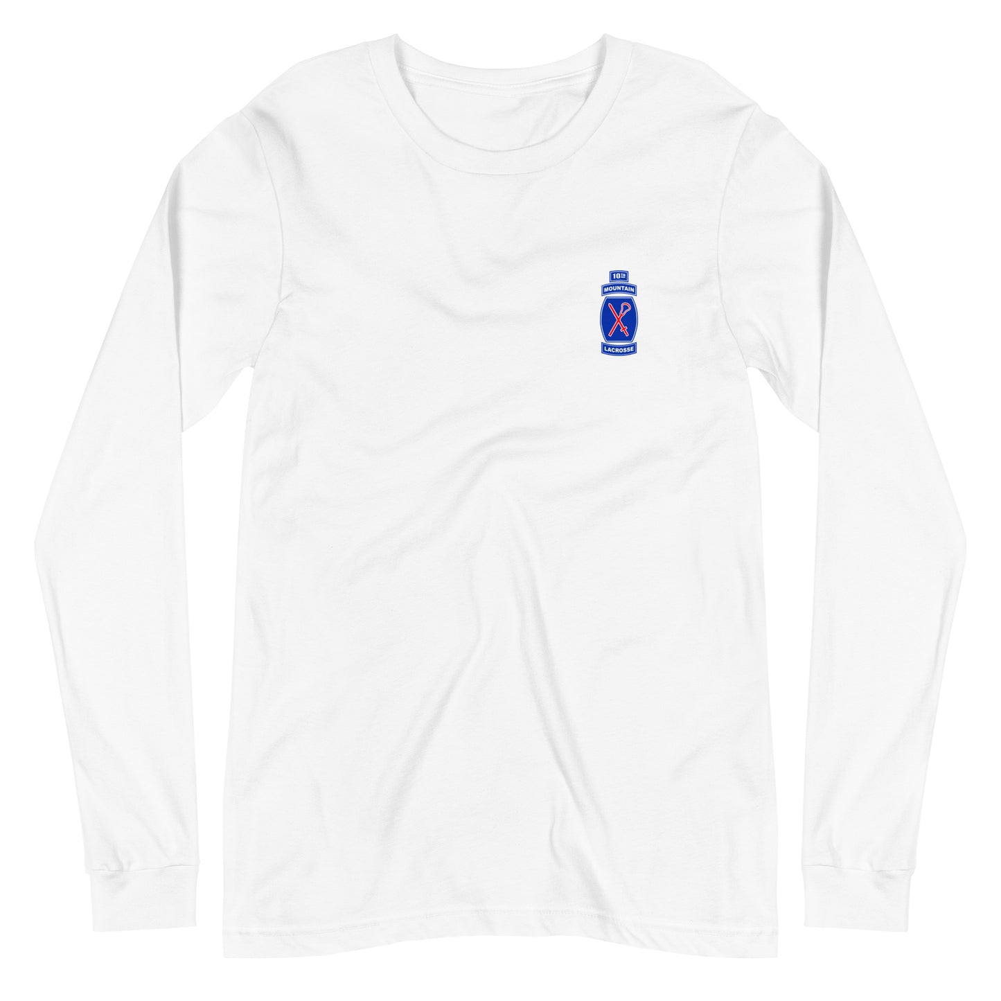 Adult 10th Mountain Lacrosse Bella + Canvas Long Sleeve
