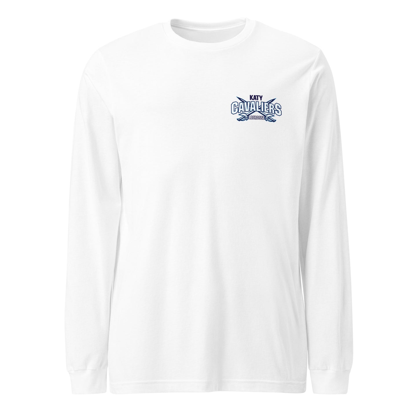 Adult Katy Cavaliers Lacrosse Bella + Canvas Long Sleeve Tee