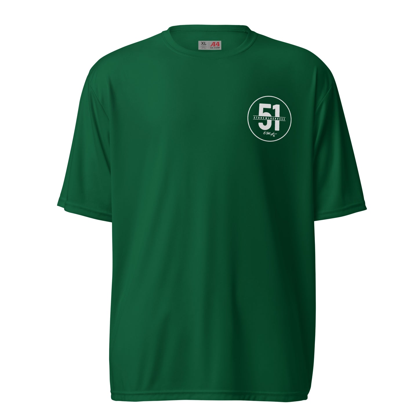 Adult 51 Stars Lacrosse A4 Performance T-Shirt