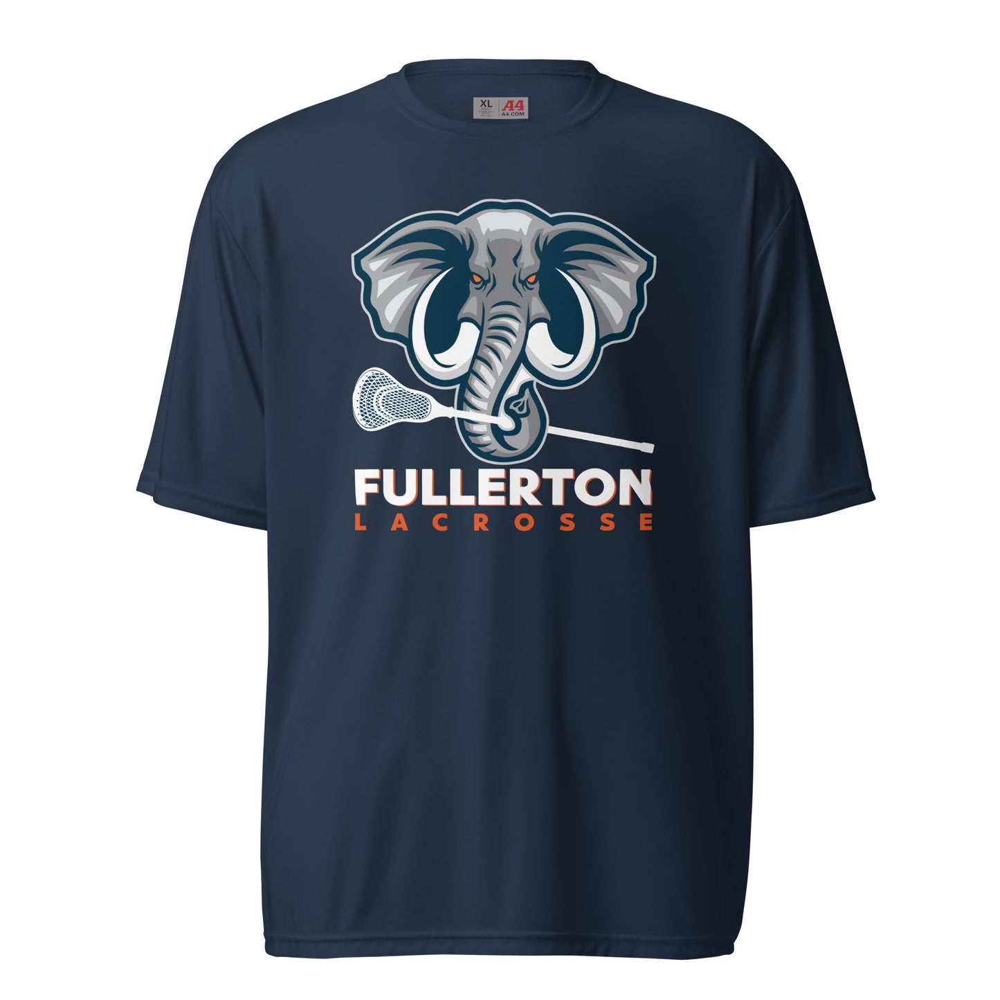 Adult CSUF Lacrosse A4 Performance T-Shirt