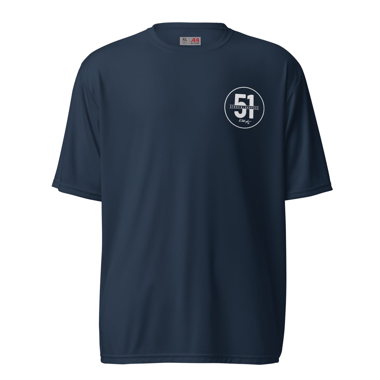 Adult 51 Stars Lacrosse A4 Performance T-Shirt
