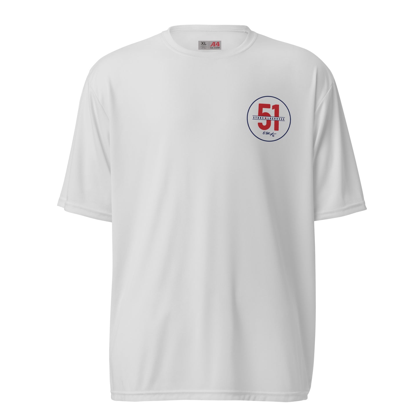 Adult 51 Stars Lacrosse A4 Performance T-Shirt