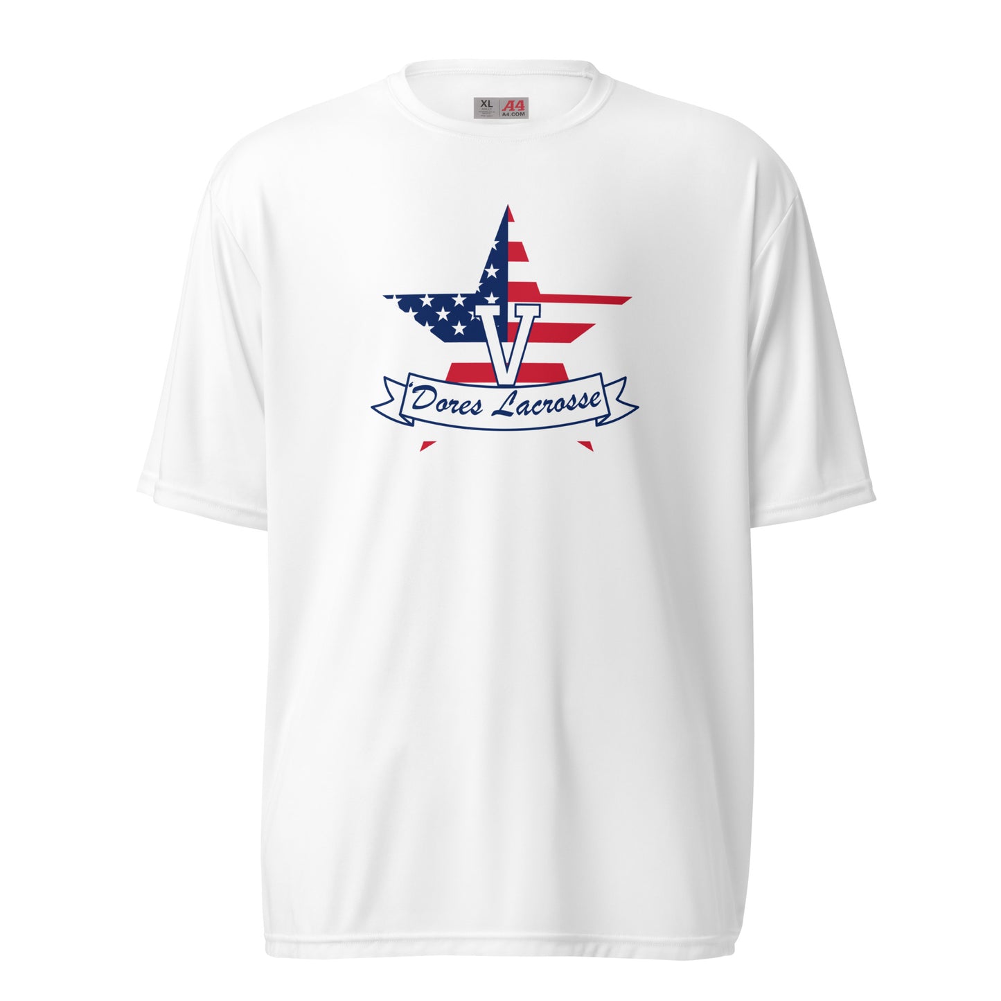 Adult Commodores Lacrosse Club A4 Performance Shirt