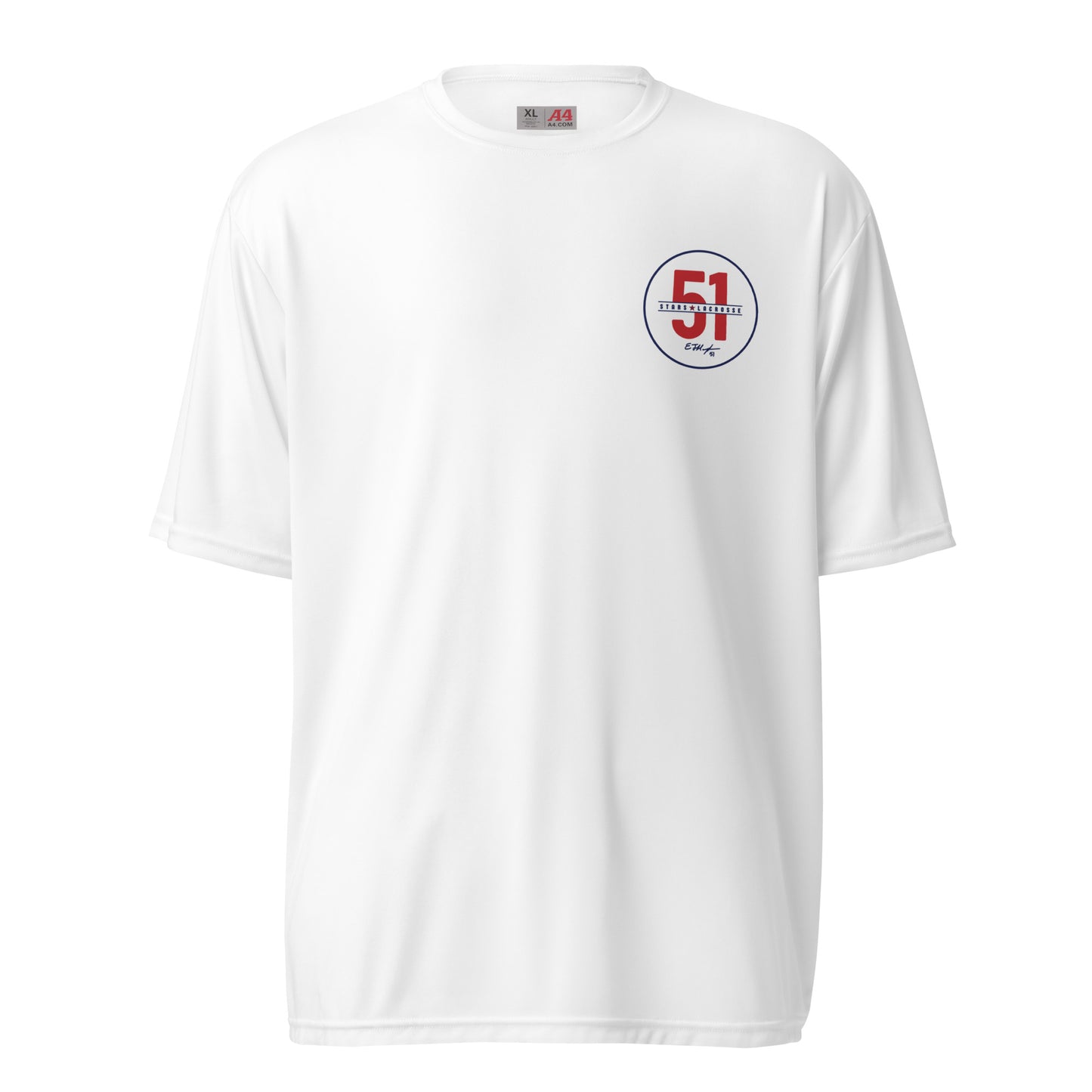 Adult 51 Stars Lacrosse A4 Performance T-Shirt