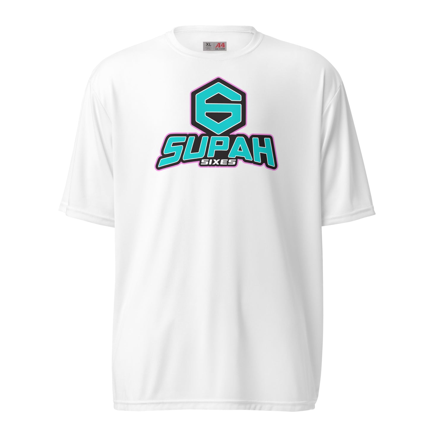 Adult Supah Sixes A4 Performance T-Shirt