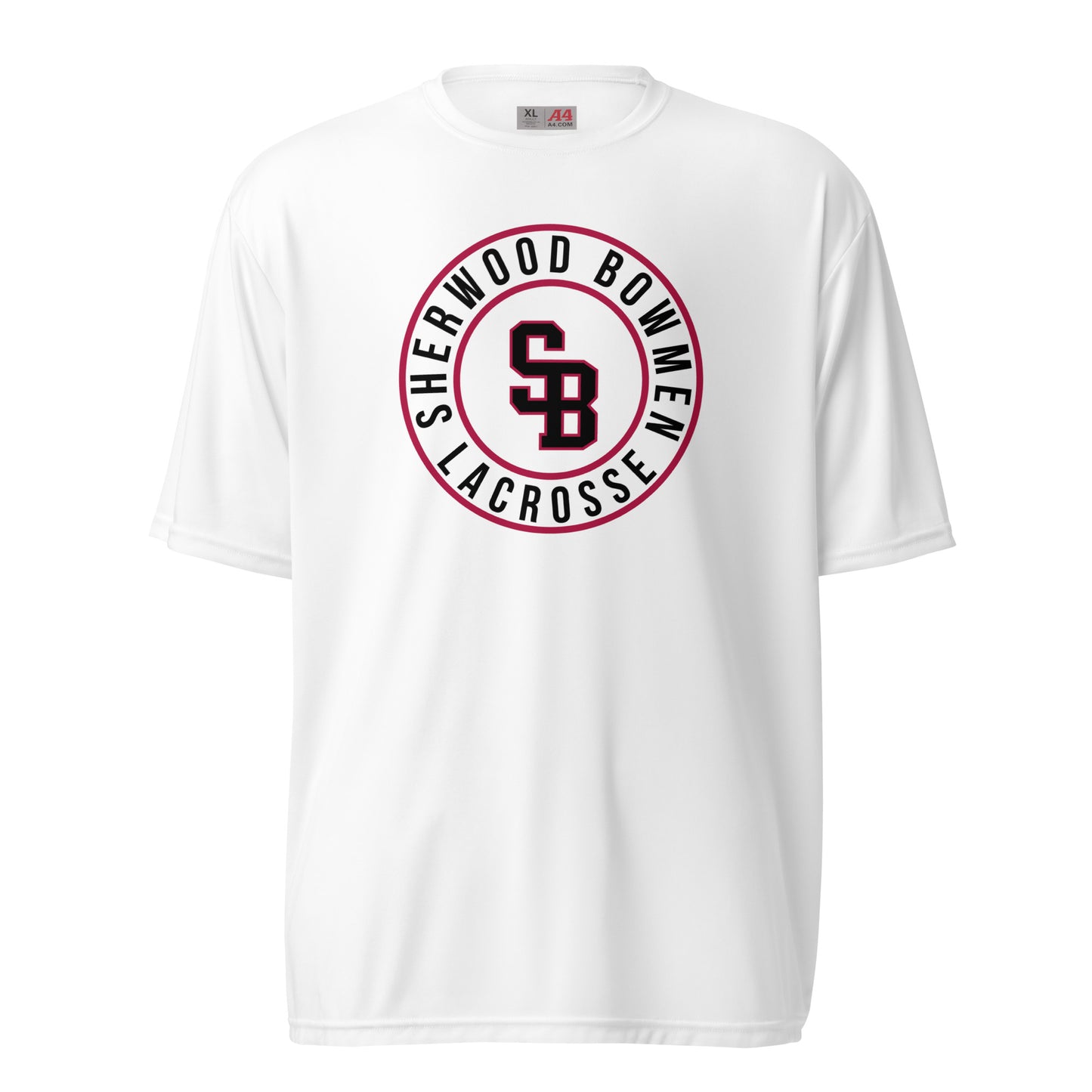 Adult Sherwood High School Lacrosse A4 Performance Shirt