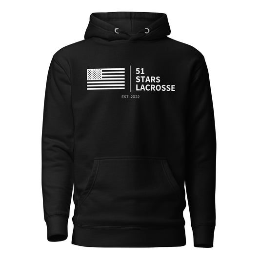 Adult 51 Stars Lacrosse Cotton Heritage Hoodie