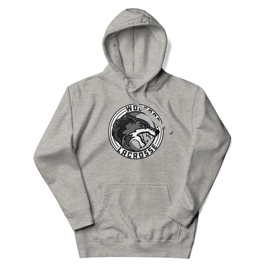 Adult Wolfpack Lacrosse Cotton Heritage Hoodie
