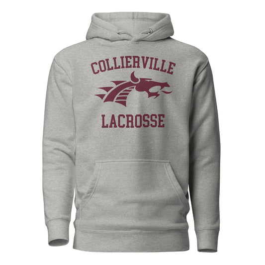 Adult Collierville Lacrosse Cotton Heritage Hoodie