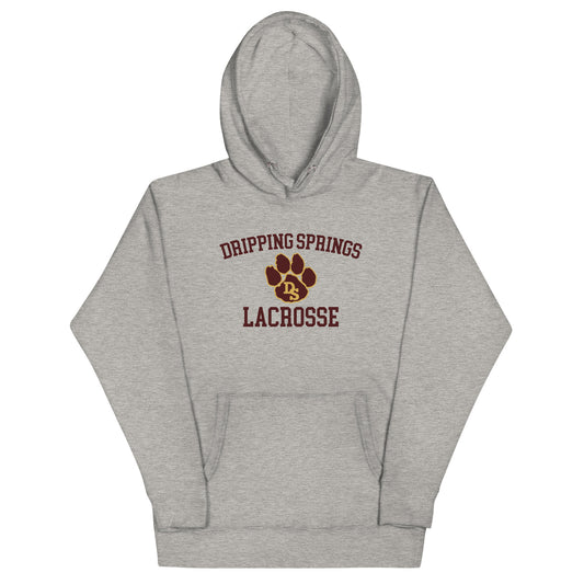 Adult Drip Tigers Lacrosse Cotton Heritage Hoodie