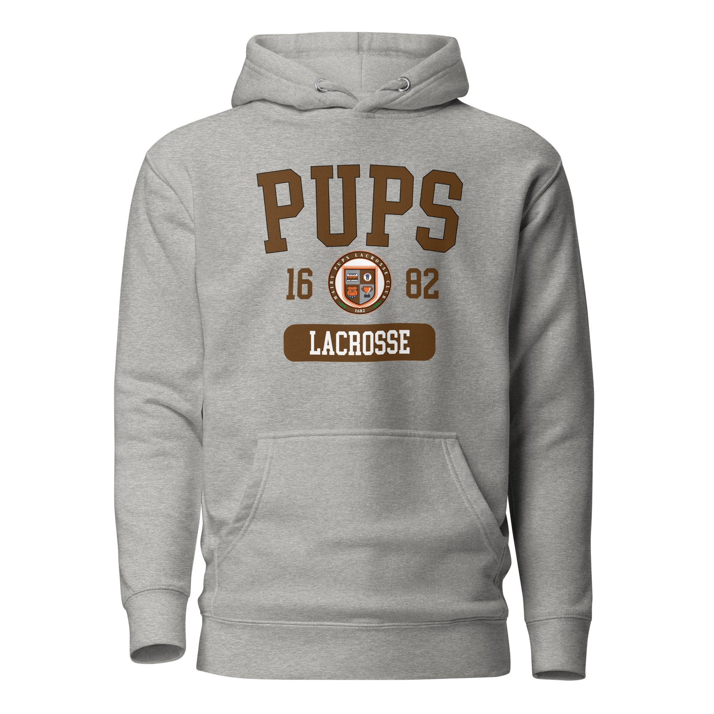 Adult Pups Lacrosse Cotton Heritage Hoodie