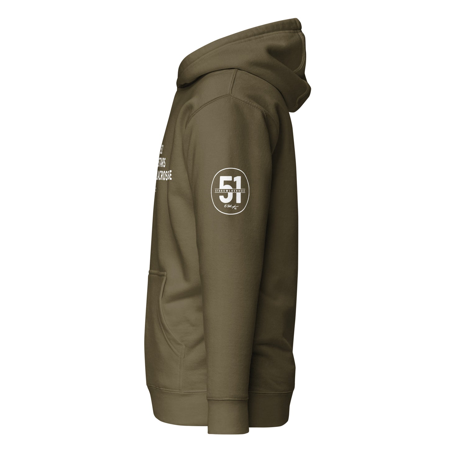 Adult 51 Stars Lacrosse Cotton Heritage Hoodie