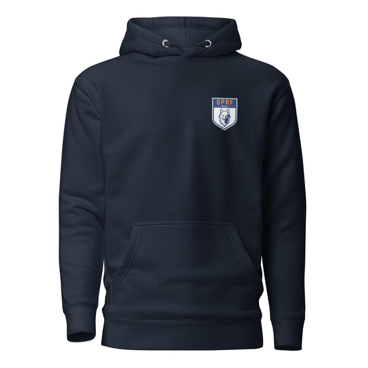 Adult OPRF Football Cotton Heritage Hoodie