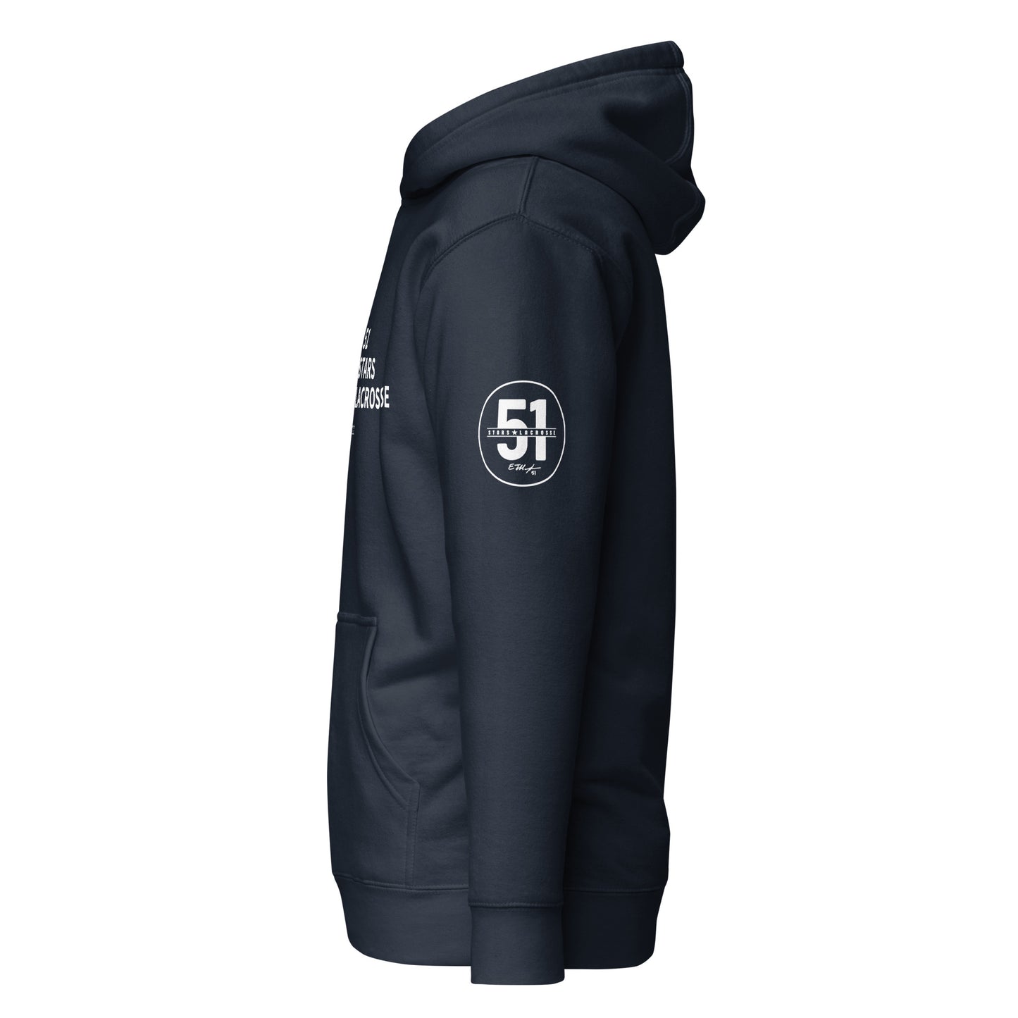 Adult 51 Stars Lacrosse Cotton Heritage Hoodie