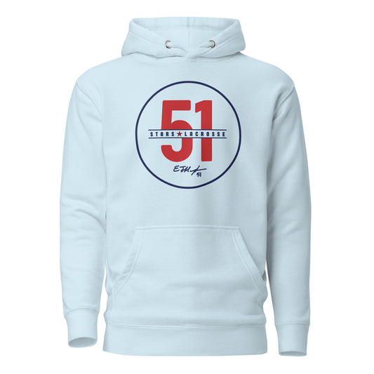 Adult 51 Stars Lacrosse Cotton Heritage Hoodie