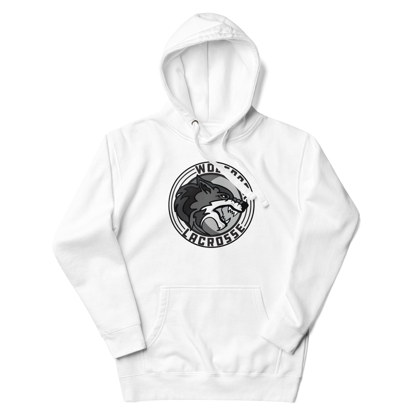 Adult Wolfpack Lacrosse Cotton Heritage Hoodie