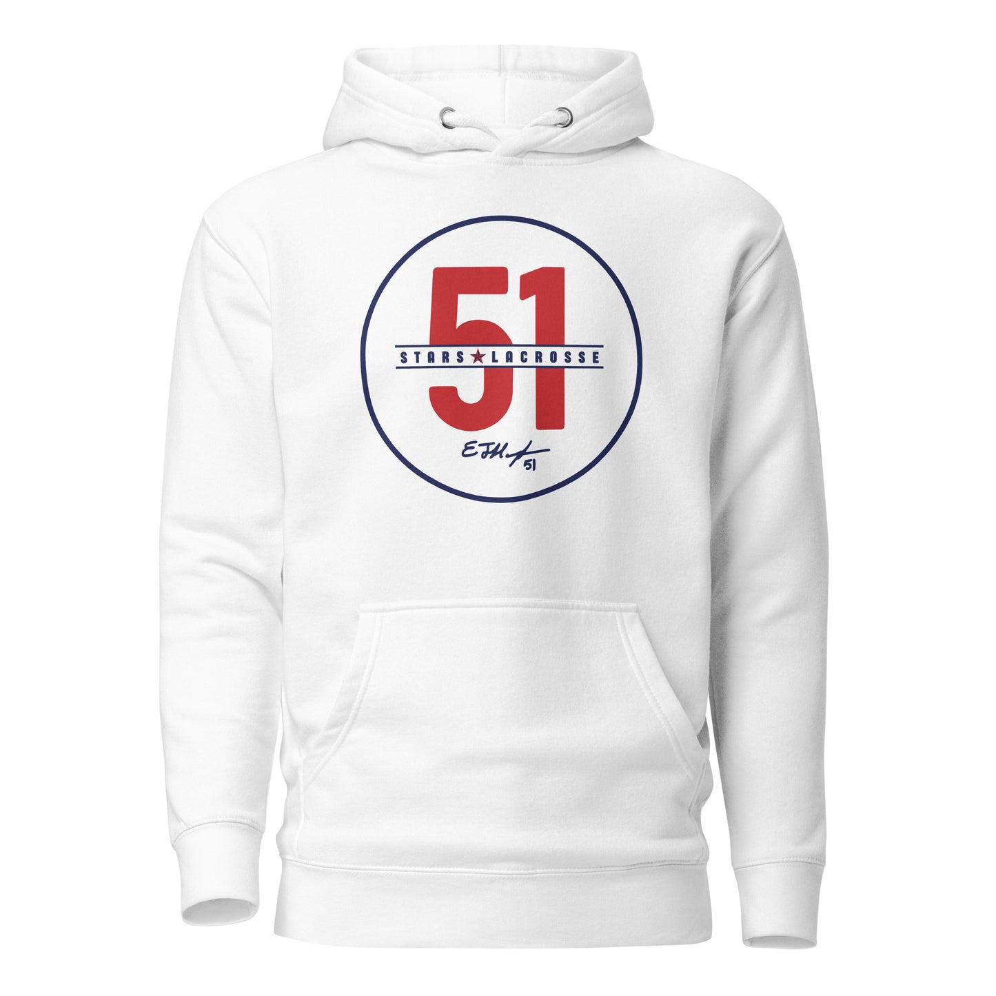 Adult 51 Stars Lacrosse Cotton Heritage Hoodie