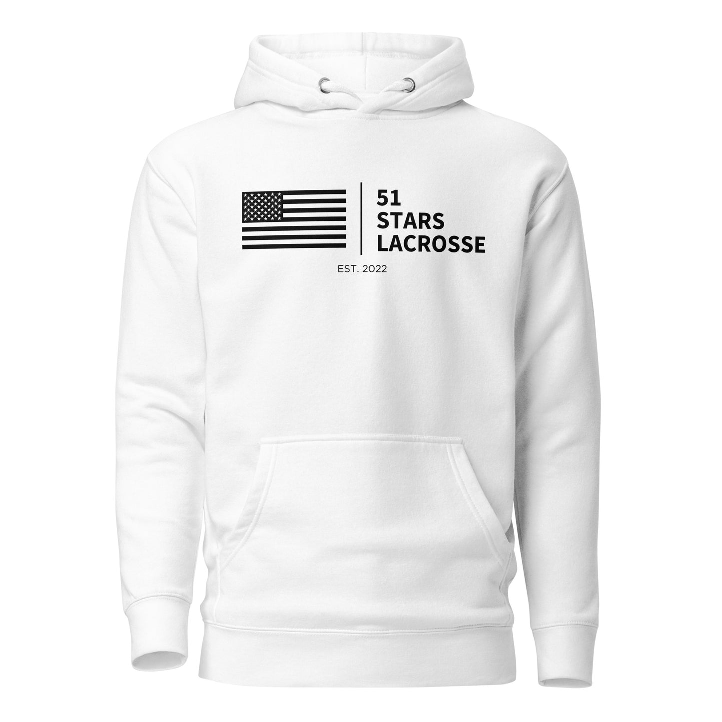 Adult 51 Stars Lacrosse Cotton Heritage Hoodie