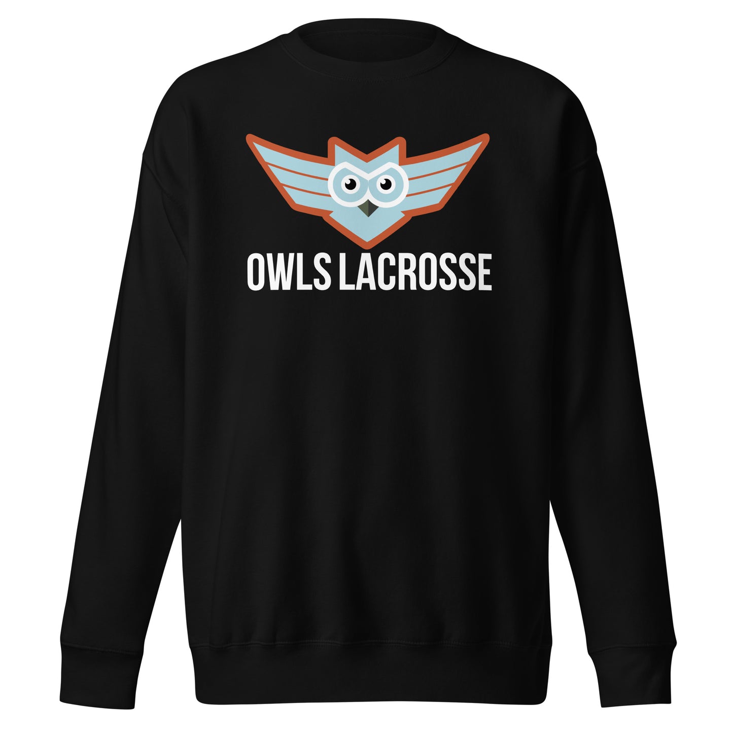 Adult OWLS Lacrosse Cotton Heritage Crewneck Sweatshirt